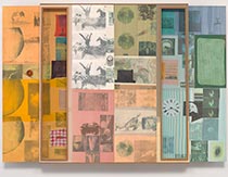 Artwork by Robert Rauschenberg on exhibition at Gladstone Gallery in New York, May 3 - June 17, 2023, 050823