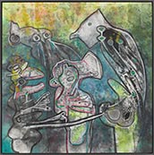 Artwork by Roberto Matta on exhibition at Pace Gallery in Palm Beach, Florida, March 17 - June 4, 2023, 051623