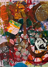 Artwork by Sam Gilliam available from Corbett vs Dempsey in Chicago, April 2023, 040123