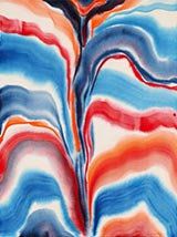 Painting by Sarah Blaustein available from Berggruen Gallery in San Francisco, June 2023, 050823