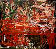 Painting by Cecily Brown in Death and the Made on exhibition at The Met Fifth Avenue in New York City, April 4 - December 3, 2023, 041623