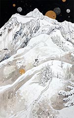 Landscape painting by Liz Park available from Smith and Valle in Edison, WA, April 2023, 041723