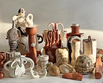 Artwork by Elsa Mora on exhibition at Thomas Nickles Project in New York, September 9 - November 19, 2023, 090423