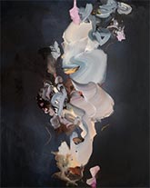 Abstract painting by Janna Watson available from Kenise Barnes Fine Art in Kent, Connecticut, August 2023, 081223