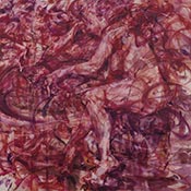 Abstract painting by Julia Jo on exhibition at Jessica Silverman in San Francisco, September 21 - November 4, 2023, 092923