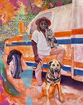 Artwork by Leslie Barlow on exhibition at Bockley Gallery in Minneapolis, Minnesota, September 30 - November 5, 2023, 091523