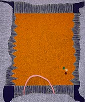 Abstract painting by Maeve D'Arcy on exhibition at Kathryn Markel Fine Arts in New York, New York, September 14 - October 21, 2023, 090423