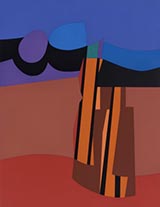Artwork by Mercedes Pardo on exhibition at Sicardi Ayers Bacino in Houston, May 18 - July 6, 2023, 060223