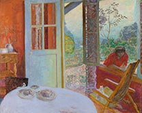 Painting from 1915 by Pierre Bonnard on exhibition at Kimbell Art Museum in Fort Worth, Texas, November 5 - January 28, 2024, 091323