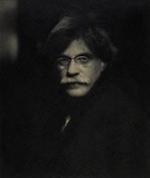 Photograph by Alfred Steiglitz, Self-Portrait, 1907, on exhibition at Crystal Bridges in Bentonville, Arkansas, January 28 - January 1, 2024, 090623