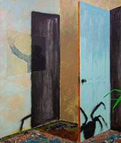 Artwork by Mohammed Sami on exhibition at Luhring Augustine Chelsea in New York, September 8 - October 28, 2023, 081223