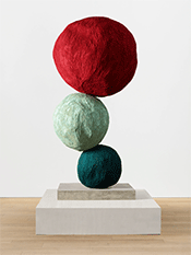 Sculpture by Annie Morris on exhibition at Timothy Taylor in NYC, November 2 - December 16, 2023, 110323