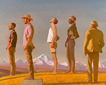 Painting by Bo Bartlett on exhibition at Miles McEnery Gallery in New York, October 26 - December 9, 2023, 102223