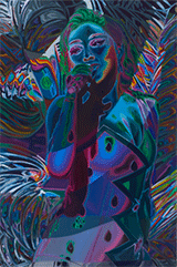 Artwork by Caitlin Cherry on exhibition at The Hole Gallery in Los Angeles, CA, November 4  - January 5, 2024, 102323