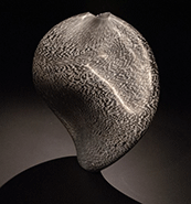 Sculpture by Chuck Lopez on exhibition at Gallery Mack in Seattle, WA, October 13 - November 11, 2023, 103123