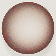 Multi-media string art by Emil Lukas on exhibition at Hosfelt Gallery in San Francisco, October 20 - November 22, 2023, 110123
