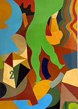 Artwork by Gualtiero Passani on exhibition at Connersmith in Washington, DC, April 2023, 110323