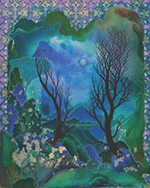 Painting by Hedieh Javanshir Ilchi on exhibition at Hemphill in Washington, DC, Opening November 11, 2023, 110323