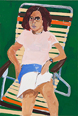 Artwork by Henry Taylor on exhibition at the Whitney Museum of American Art in New York, October 4 - January 28, 2024, 110723