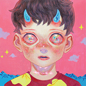 Artwork by Hikari Shimoda on exhibition at Corey Helford Gallery in Los Angeles, November 18 - December 23, 2023, 111423