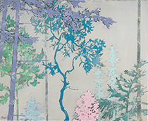 Landscape painting by Jared Rue on exhibition at Woodside Braseth Gallery in Seattle, WA, November 1 - December 2, 2023, 111423
