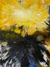 Painting by Katherine Boxall on exhibition at Jerald Melberg Gallery in Charlotte, NC, October 27 - November 30, 2023, 103123