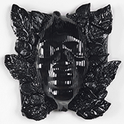 Glass artwork by Layo Bright on exhibition in at Museum of Glass in Tacoma, WA, through October 21, 2023 - October 2024, 103123
