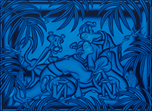 Painting by Mathew Tom on exhibition at The Hole Gallery in New York, December 2 - January 13, 2024, 112523