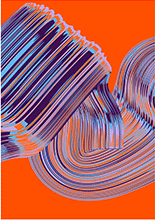 Abstract screenprint by Rik Oostenbroek available from Vertu Fine Art in Boca Raton, FL, 112423