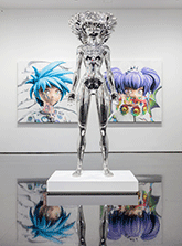 Artwork by Takashi Murakami on exhibition at Asian Art Museum in San Francisco, September 15 - February 12, 2024, 110723