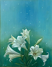 Artwork by Yumiko Hirokawa on exhibition at Watergate Gallery in Washington, DC, October 7 - November 11, 2023, 110323