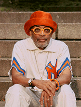 Photograph of Spike Lee from his exhibition at the Brooklyn Museum in New York, October 7 - February 4, 2024, 103023