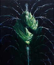 Painting by Ernesto Gutierrez Moya available from Emerson Dorsch Gallery in Miami, Florida, April 2024, 031624