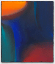 Abstract painting by Markus Amm on exhibition at David Kordansky Gallery in Los Angeles, CA, January 10 - February 24, 2024, 011224