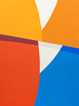 Painting by Paul Kremer on exhibition at Berggruen Gallery in San Francisco, March 7 - April 25, 2024, 031024