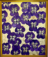 Floral painting by Scott Sanders on exhibition at Martine Chaisson Gallery in New Orleans, Louisiana, March 2 - April 27, 2024, 031124