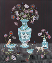 Painting by Lizzie Gill on exhibition at Hesse Flatow gallery in Tribeca New York, March 21 - April 26, 2025, 041125
