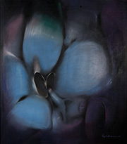 Painting by Agustín Fernández on exhibition at Frost Museum in Miami, Florida, through January 4, 2026, 051525