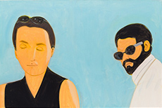 Painting by Alex Katz on exhibition at Gray Gallery in Chicago, July 11 - Sept 20, 2025, 081025