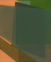 Painting by Caroline Collom on exhibition at Blue Spiral 1 Fine Art in Asheville, NC, July 4 - August 27, 2025, 070925