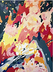 Abstract painting by Erin Touey available from Morton Contemporary in Philadelphia, Pennsylvania, July 2025, 072425