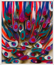 Abstract painting by Giacinto Occhionero on exhibition at Kristen Lorello in New York, July 25 - August 15, 2025, 080825
