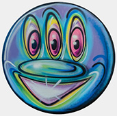 Artwork by Kenny Scharf on exhibition at Ross+Kramer in Miami Beach, Florida, April 17 - June 28, 2025, 051525