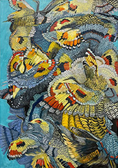 Painting by Lauren Boilini available from J. Rinehart Gallery in Seattle, May 2025, 043025