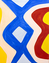 Painting of white birds by Karen Arm on exhibition at Timothy Taylor gallery in Tribeca New York, Sept 10 - October 25, 2025, 081025