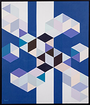 Abstract painting by Mark Leonard on exhibition at Louis Stern Fine Arts in Los Angeles, May 17 - June 28, 2025, 060225