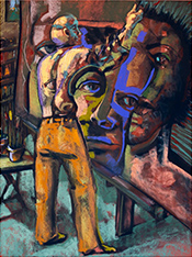 Painting by Schmitt and Hall available from the tobin gallery in Tacoma, August 2025, 080325