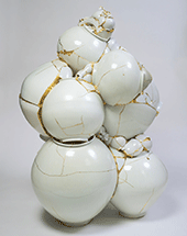 Ceramic arwork by Yeesookyung available from Locks Gallery in Philadelphia, Pennsylvania, July 2025, 072425
