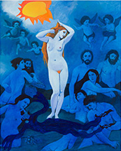 Painting by Joshua Petker on exhibition at Anat Ebgi on Wilshire in Los Angeles, CA, September 13 - November 1, 2025, 102025