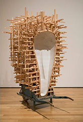 Sculpture by Martin Puryear on exhibition at Museum of Fine Arts in Boston, September 27 - February 8, 2026, 102025